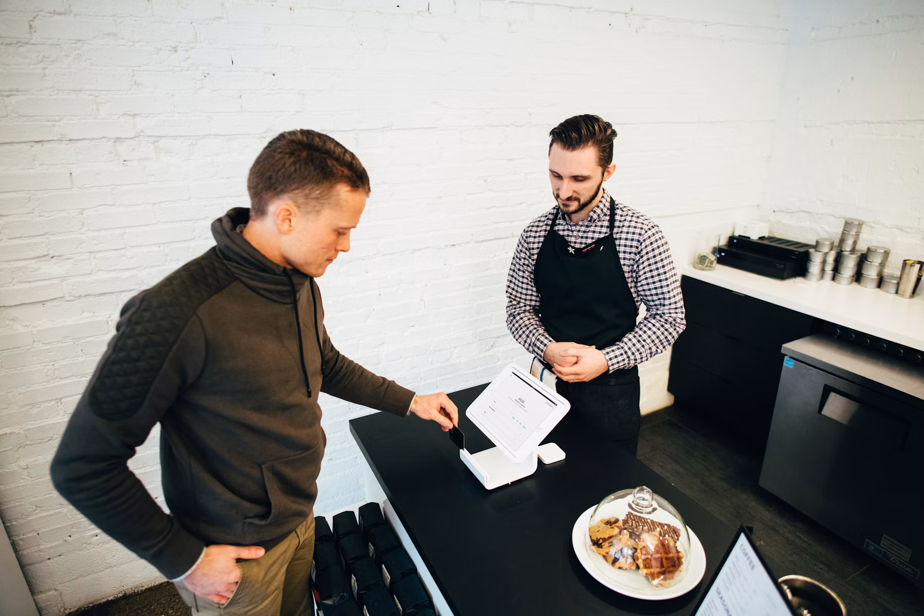 High-income family reviewing financial planning documents together